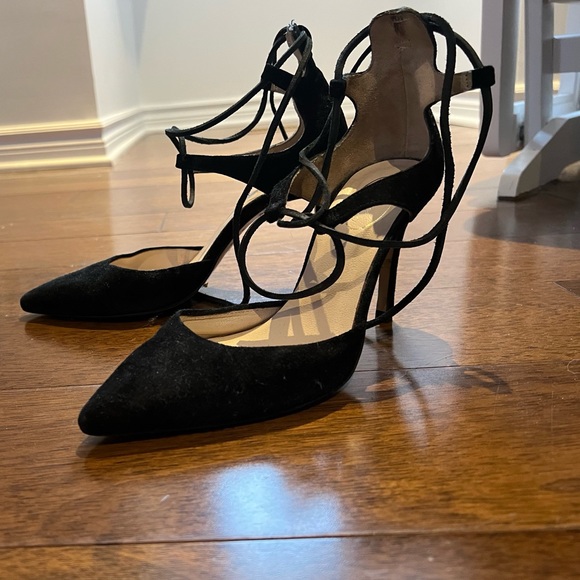 Browns Black lace up sexy heels - Picture 2 of 3